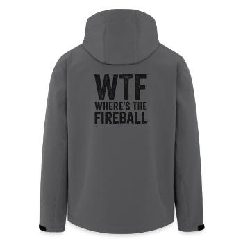 C’est quoi ce truc : Où est l’humour de la boule de feu - Veste softshell homme en polyester recyclé Stanley/Stella - charbon - Dos - AI Model Male 185 light (185cm)