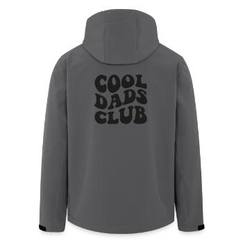 Cool Dads Club 2026 Papa Geschenk - Recycelte Männer Softshell-Jacke von Stanley/Stella - Anthrazit - Hinten - AI Model Male 185 light (185cm)