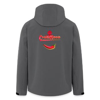 Chili King - Recycelte Männer Softshell-Jacke von Stanley/Stella - Anthrazit - Hinten - AI Model Male 185 light (185cm)