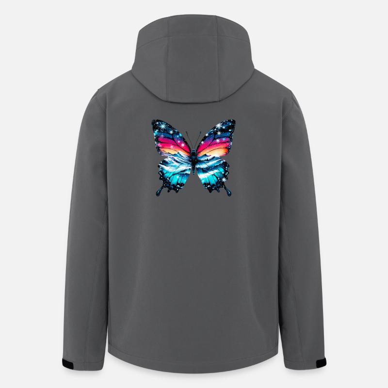 Papillon - Veste softshell homme en polyester recyclé Stanley/Stella - charbon