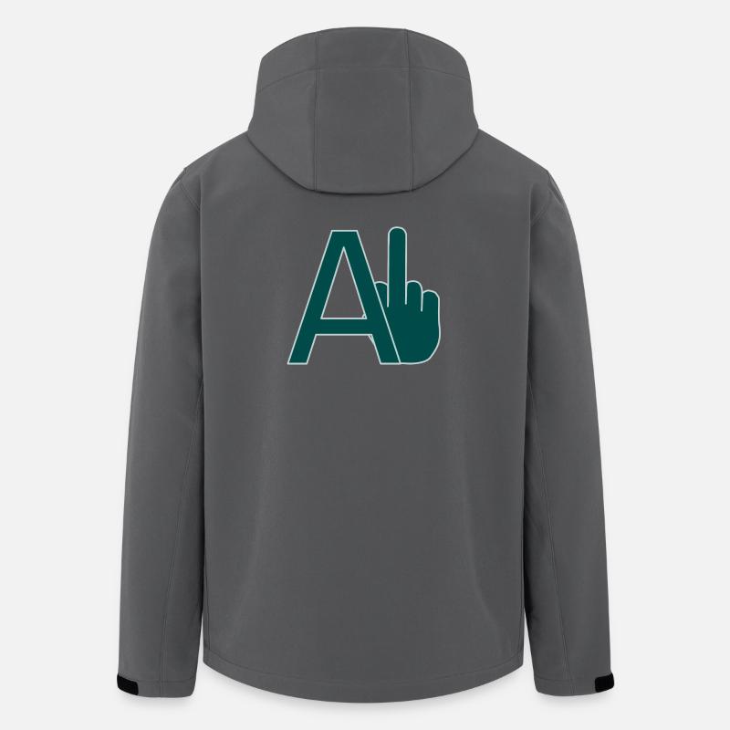 AI - Men’s Recycled Softshell Jacket by Stanley/Stella - anthracite