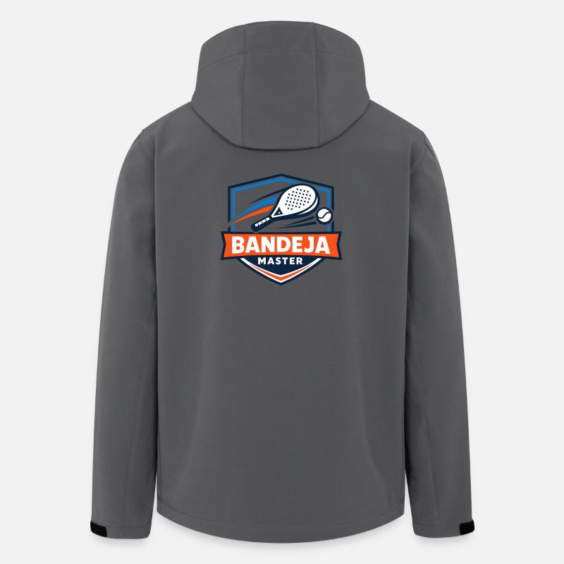 Bandeja Master Tennis Logo - Recycelte Männer Softshell-Jacke von Stanley/Stella - Anthrazit
