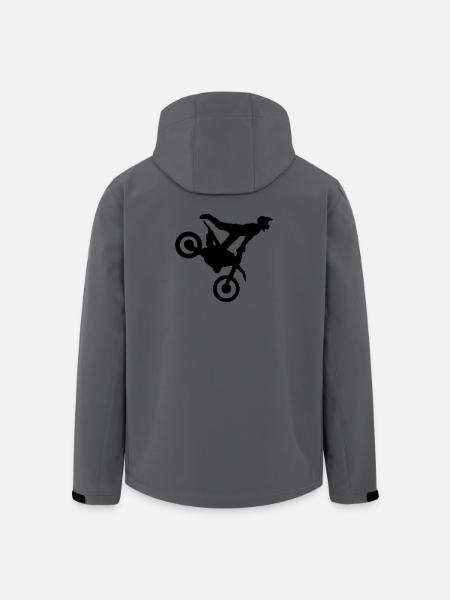 Motorcross - Men’s Recycled Softshell Jacket by Stanley/Stella - anthracite