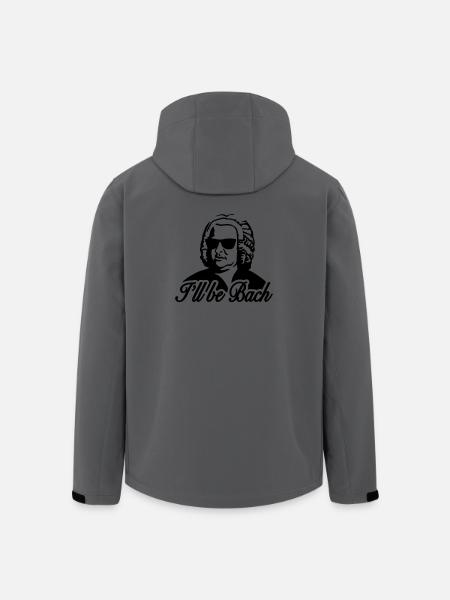 I'll be bach 2b - Men’s Recycled Softshell Jacket by Stanley/Stella - anthracite