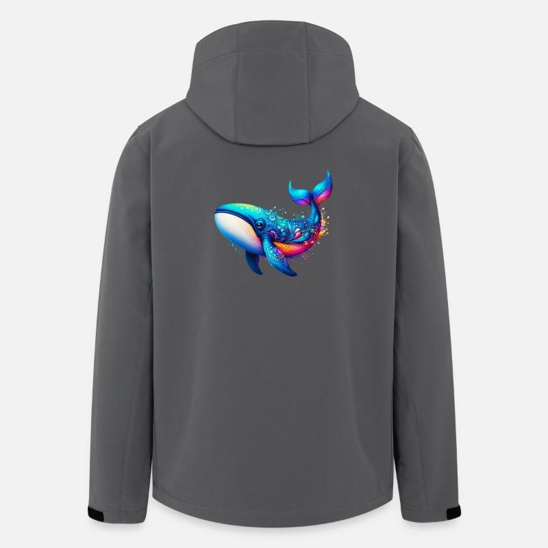 Wal - Recycelte Männer Softshell-Jacke von Stanley/Stella - Anthrazit