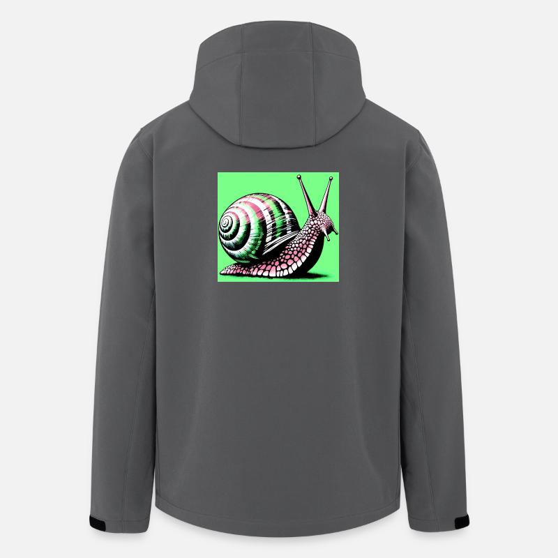 Snail - Men’s Recycled Softshell Jacket by Stanley/Stella - anthracite