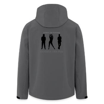 Double le plaisir Double le plaisir - Veste softshell homme en polyester recyclé Stanley/Stella - charbon - Dos - AI Model Male 185 light (185cm)