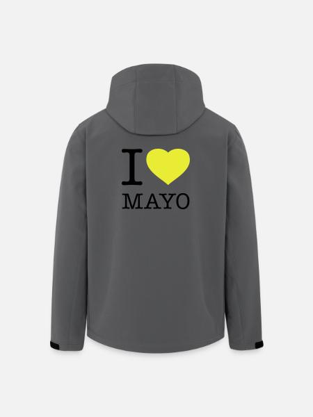 I LOVE MAYONNAISE Mayo - Men’s Recycled Softshell Jacket by Stanley/Stella - anthracite