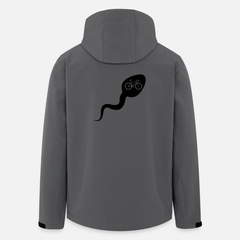 Vélo de sperme - Veste softshell homme en polyester recyclé Stanley/Stella - charbon