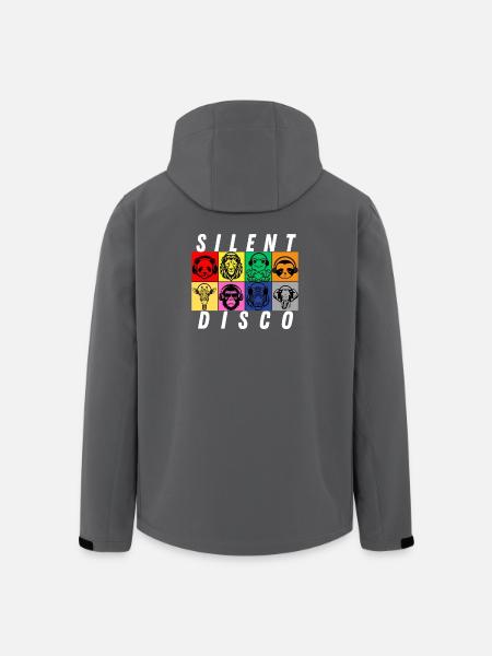 Stille Disco - Recycelte Männer Softshell-Jacke von Stanley/Stella - Anthrazit