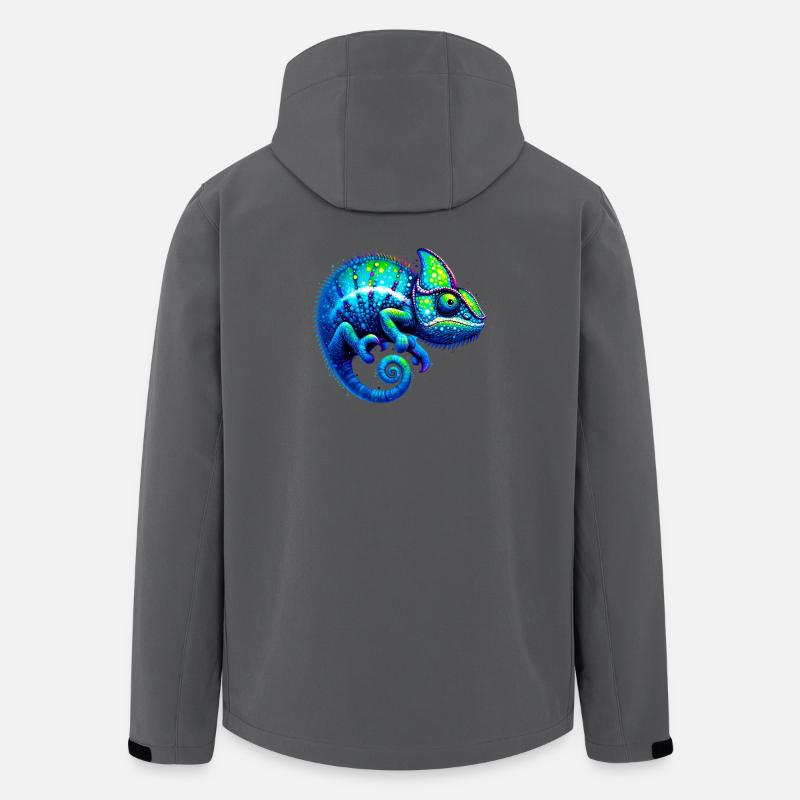 Caméléon - Veste softshell homme en polyester recyclé Stanley/Stella - charbon