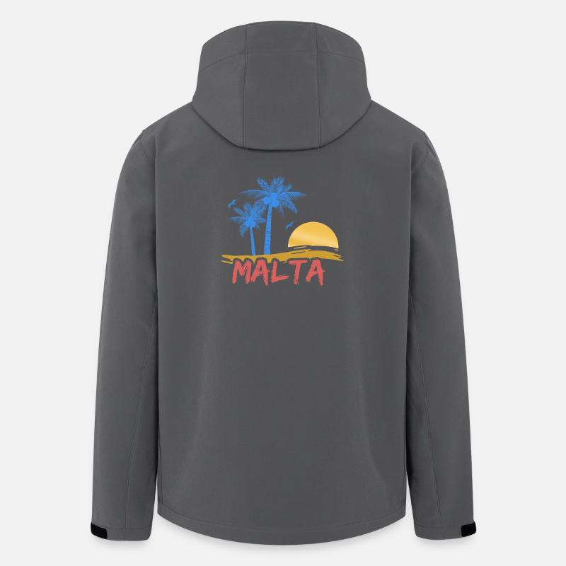 Malta - Recycelte Männer Softshell-Jacke von Stanley/Stella - Anthrazit