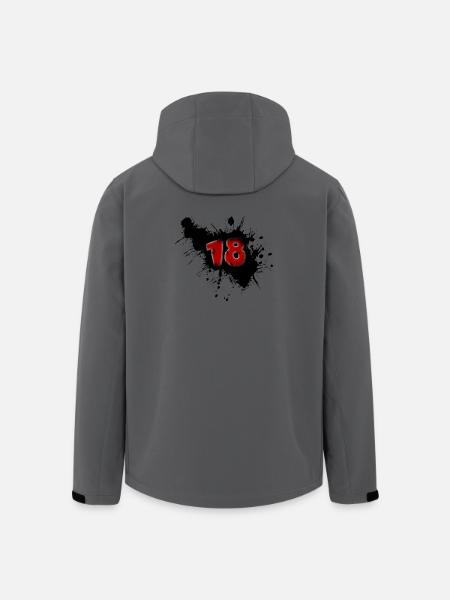 18th birthday - Men’s Recycled Softshell Jacket by Stanley/Stella - anthracite