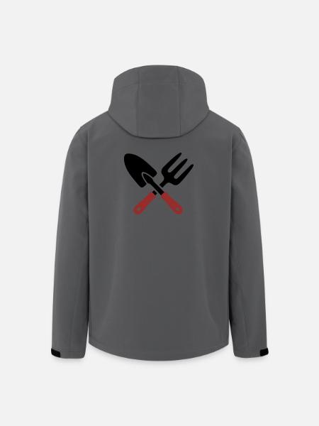 Garden Tool Shovel Icon - Men’s Recycled Softshell Jacket by Stanley/Stella - anthracite