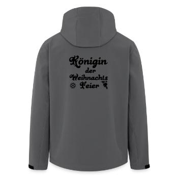 Weihnachtsfeier Weihnachten Königin Geschenk - Recycelte Männer Softshell-Jacke von Stanley/Stella - Anthrazit - Hinten - AI Model Male 185 light (185cm)