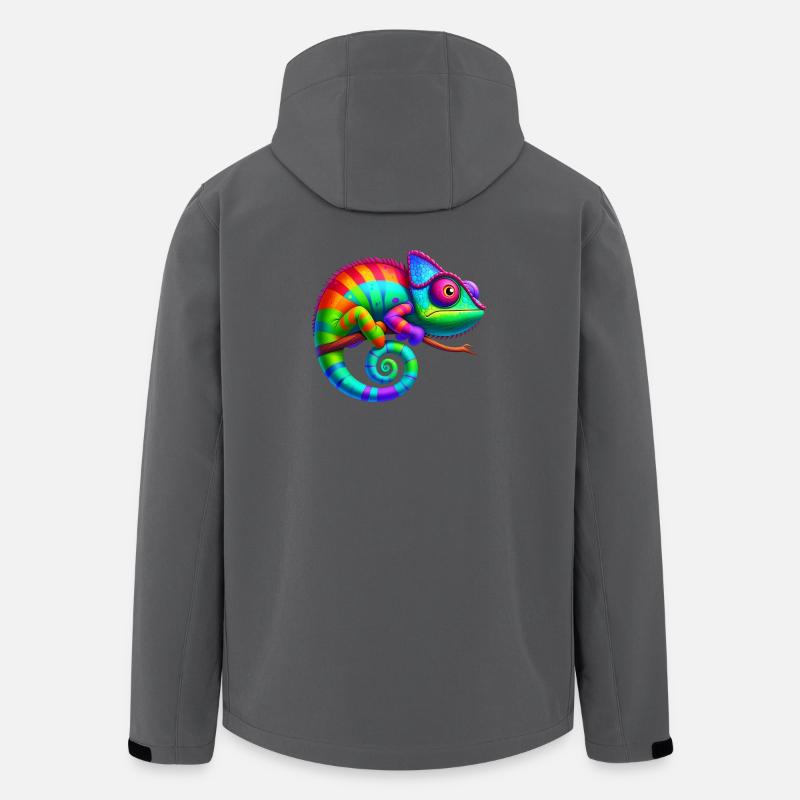 Chamäleon - Recycelte Männer Softshell-Jacke von Stanley/Stella - Anthrazit