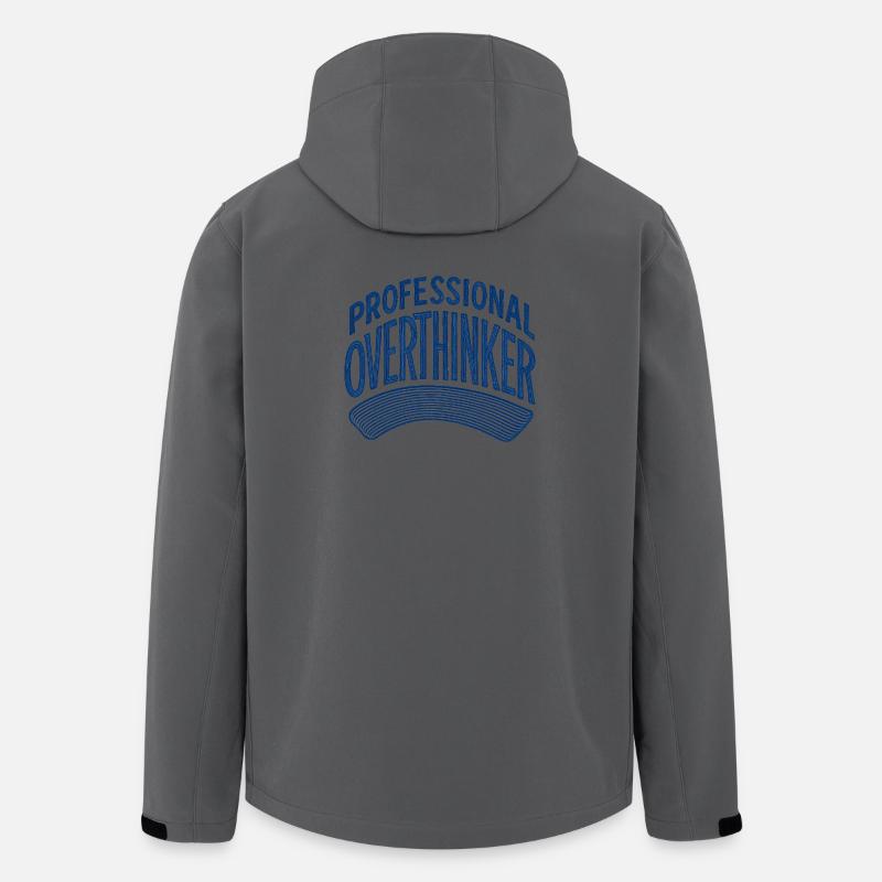 Professioneller Überdenker - Recycelte Männer Softshell-Jacke von Stanley/Stella - Anthrazit