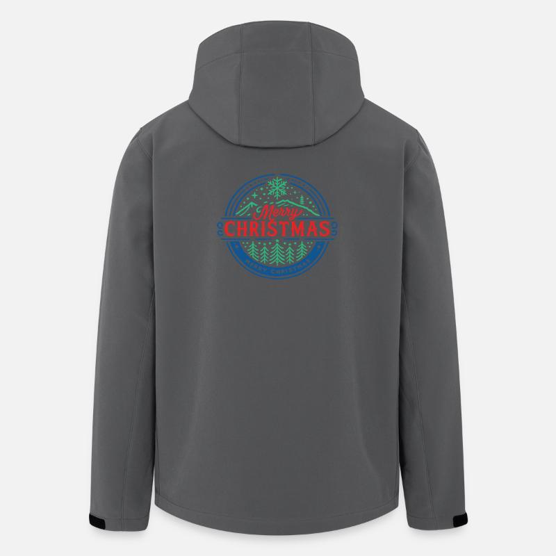 Frohe Weihnachten 2 - Recycelte Männer Softshell-Jacke von Stanley/Stella - Anthrazit