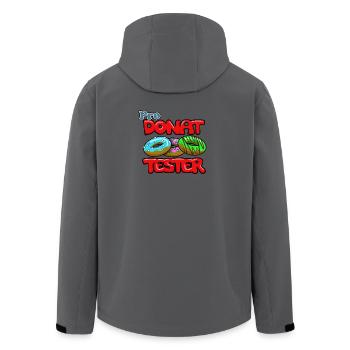 Pro Donut Tester - Recycelte Männer Softshell-Jacke von Stanley/Stella - Anthrazit - Hinten - AI Model Male 185 light (185cm)