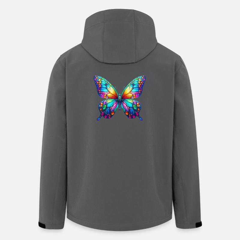 Papillon - Veste softshell homme en polyester recyclé Stanley/Stella - charbon