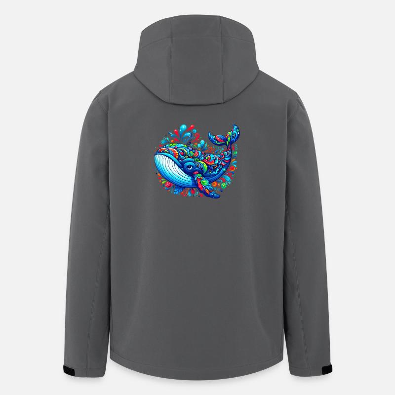 Wal - Recycelte Männer Softshell-Jacke von Stanley/Stella - Anthrazit