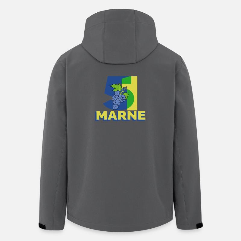 51 - Recycelte Männer Softshell-Jacke von Stanley/Stella - Anthrazit