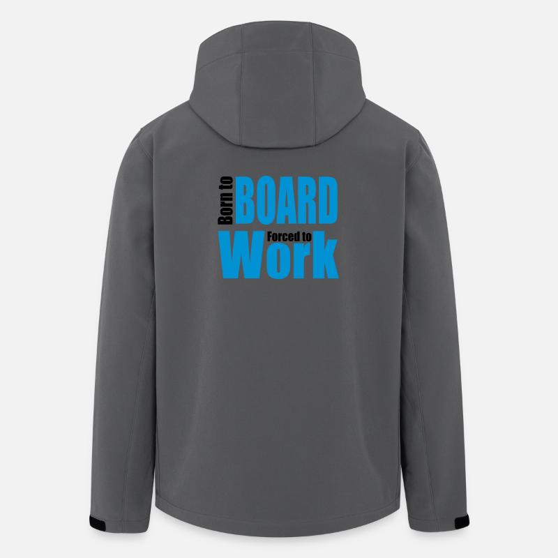 Snowboard - Recycelte Männer Softshell-Jacke von Stanley/Stella - Anthrazit
