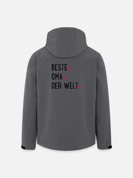 Meilleure grand-mère - Veste softshell homme en polyester recyclé Stanley/Stella - charbon