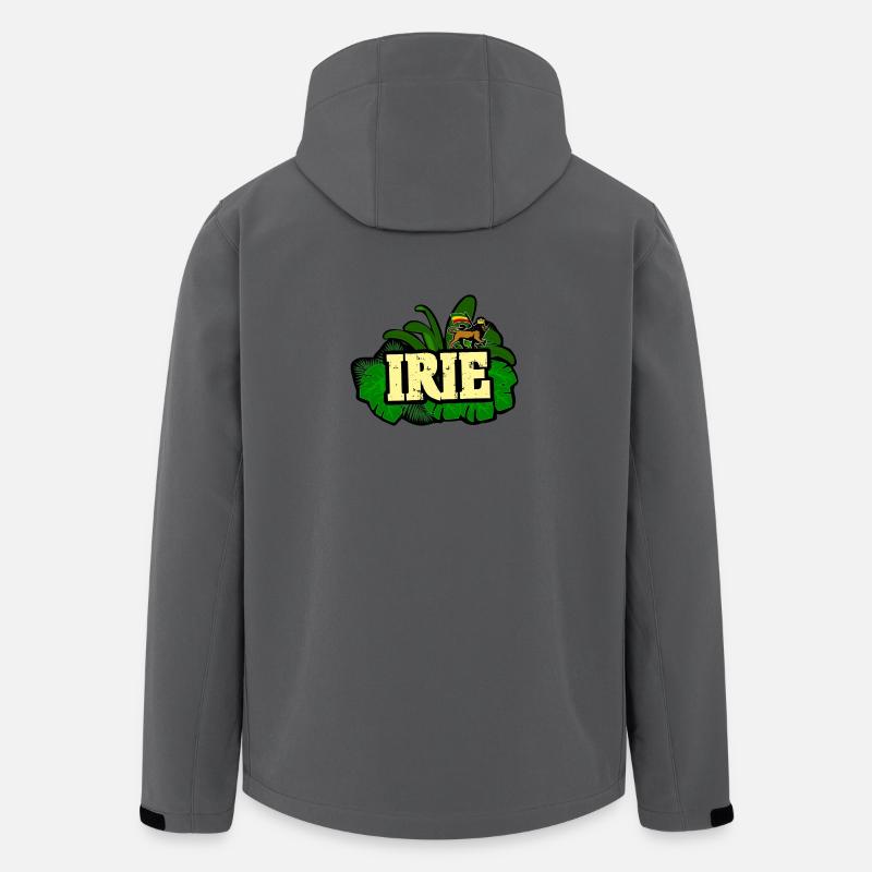 Reggae Irie - Recycelte Männer Softshell-Jacke von Stanley/Stella - Anthrazit
