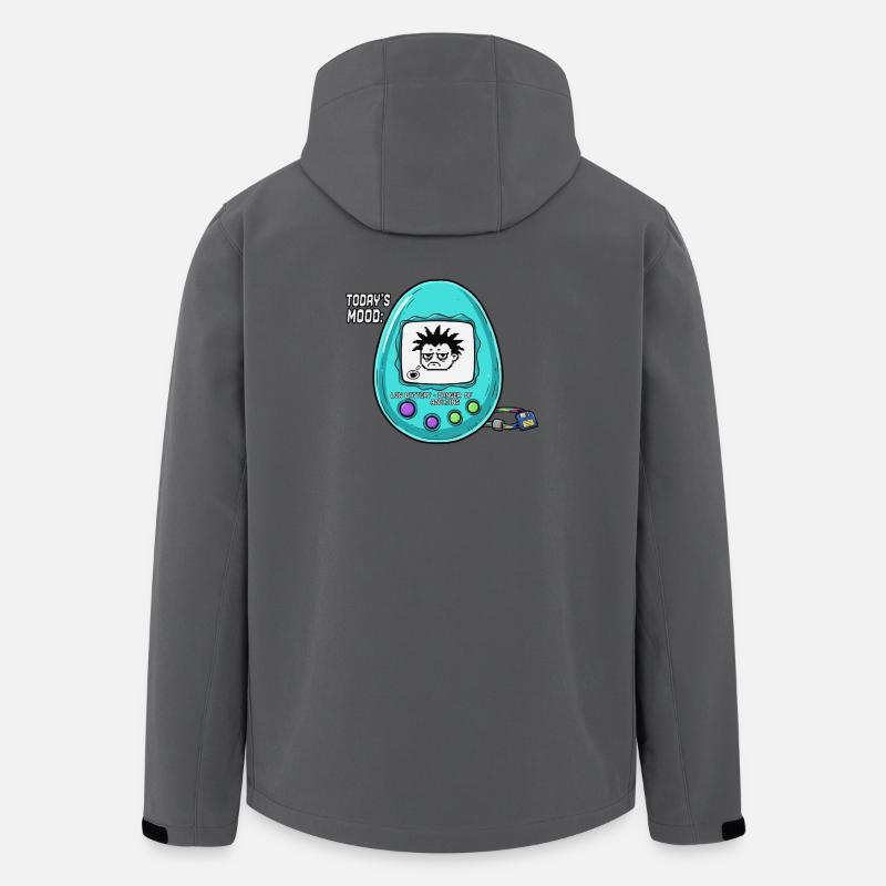 Niedrige Batteriestimmung - Recycelte Männer Softshell-Jacke von Stanley/Stella - Anthrazit