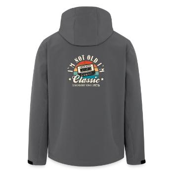 50th Birthday 2026 I ́m Not Old I ́m Classic Men - Men’s Recycled Softshell Jacket by Stanley/Stella - anthracite - Back - AI Model Male 185 light (185cm)