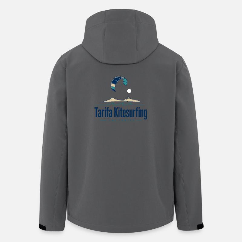Tarifa Kitesurfing Paragleiter Insel - Recycelte Männer Softshell-Jacke von Stanley/Stella - Anthrazit