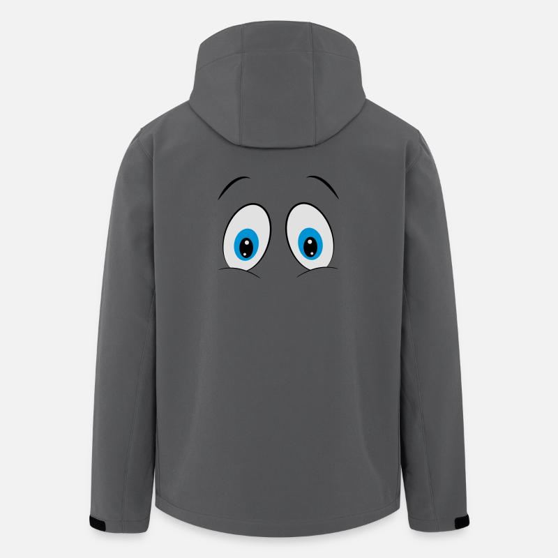 eyes - Men’s Recycled Softshell Jacket by Stanley/Stella - anthracite