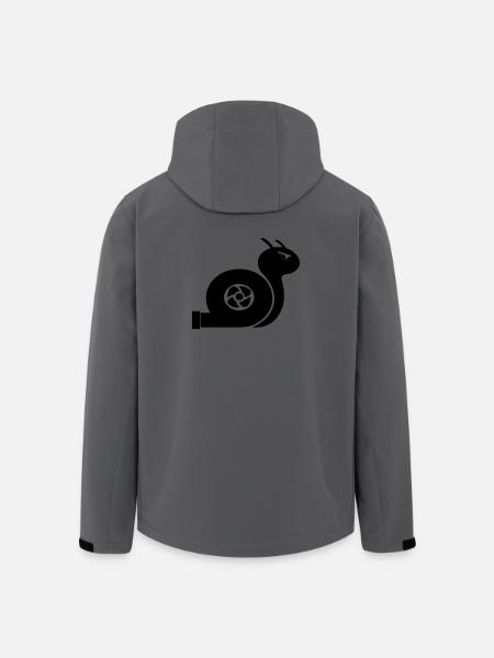 Turbo Snail Fan Shirt - Men’s Recycled Softshell Jacket by Stanley/Stella - anthracite
