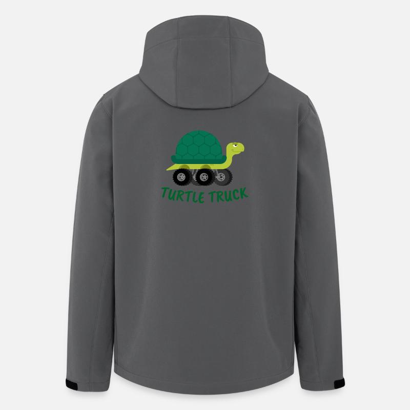 turtle, turtle, turtle truck - Men’s Recycled Softshell Jacket by Stanley/Stella - anthracite