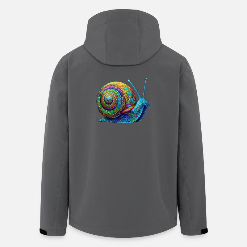Snail - Men’s Recycled Softshell Jacket by Stanley/Stella - anthracite
