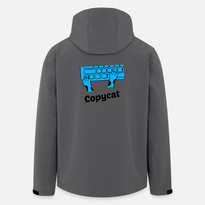 Copycat - Men’s Recycled Softshell Jacket by Stanley/Stella - anthracite