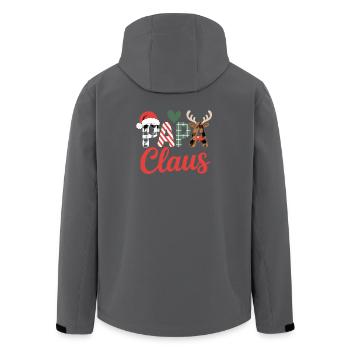 Papa Claus Weihnachten - Recycelte Männer Softshell-Jacke von Stanley/Stella - Anthrazit - Hinten - AI Model Male 185 light (185cm)