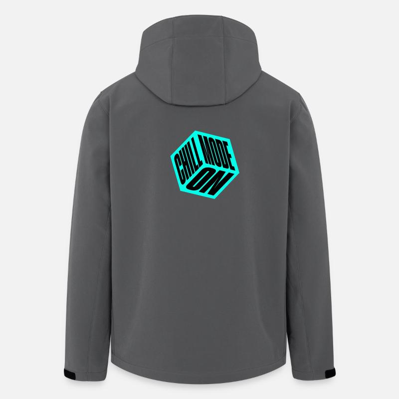 CHILL MODE ON - Recycelte Männer Softshell-Jacke von Stanley/Stella - Anthrazit