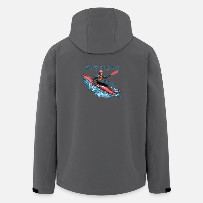 Kayak - Recycelte Männer Softshell-Jacke von Stanley/Stella - Anthrazit