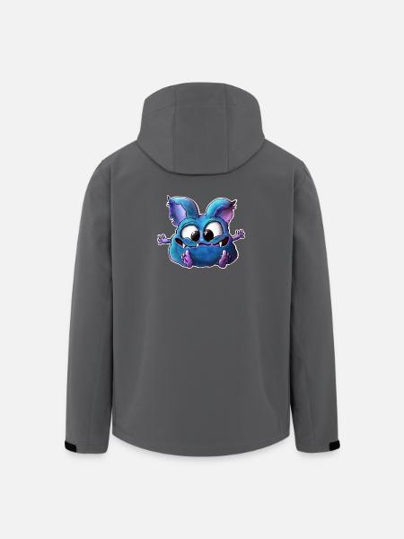 lass dich umarmen…. KuschelMonster - Recycelte Männer Softshell-Jacke von Stanley/Stella - Anthrazit