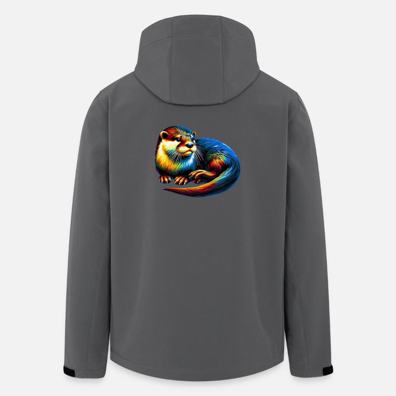 Otter - Men’s Recycled Softshell Jacket Discoverer by Stanley/Stella - anthracite