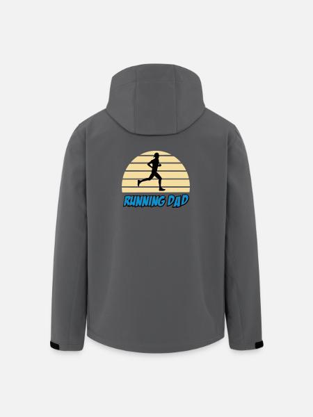 Running dad - Men’s Recycled Softshell Jacket by Stanley/Stella - anthracite