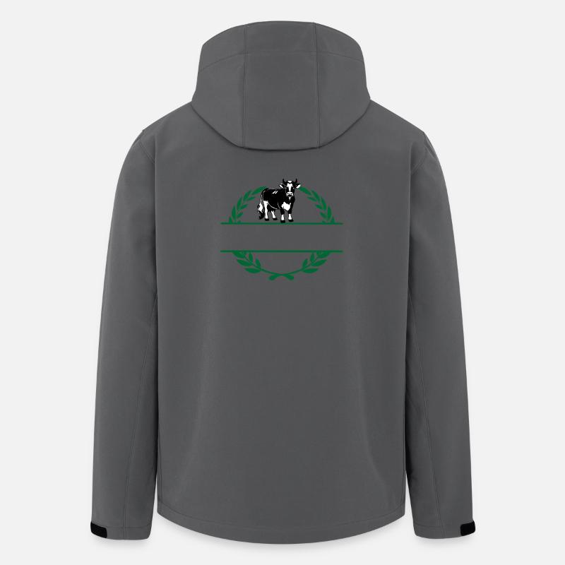 Milchkuh mit eigenem Namen - Recycelte Männer Softshell-Jacke von Stanley/Stella - Anthrazit