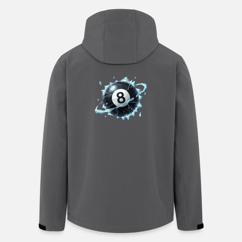 Icy 8-Ball Break - Men’s Recycled Softshell Jacket Discoverer by Stanley/Stella - anthracite