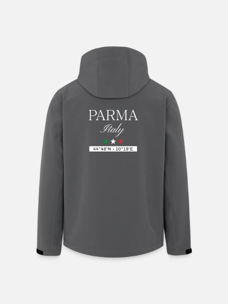 Parma Italien Souvenir – Reise minimalistisch - Recycelte Männer Softshell-Jacke von Stanley/Stella - Anthrazit