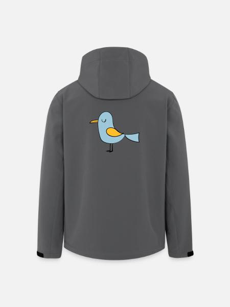 bird - Men’s Recycled Softshell Jacket by Stanley/Stella - anthracite