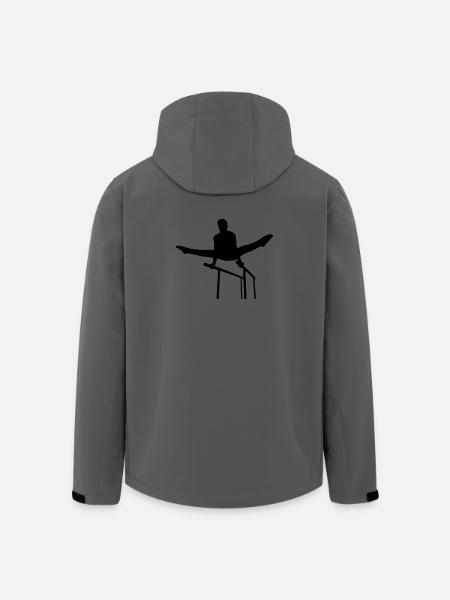 Gymnastics man - Men’s Recycled Softshell Jacket by Stanley/Stella - anthracite