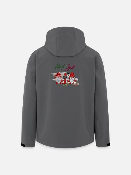 God jul Merry Christmas Xmas Design - Men’s Recycled Softshell Jacket by Stanley/Stella - anthracite