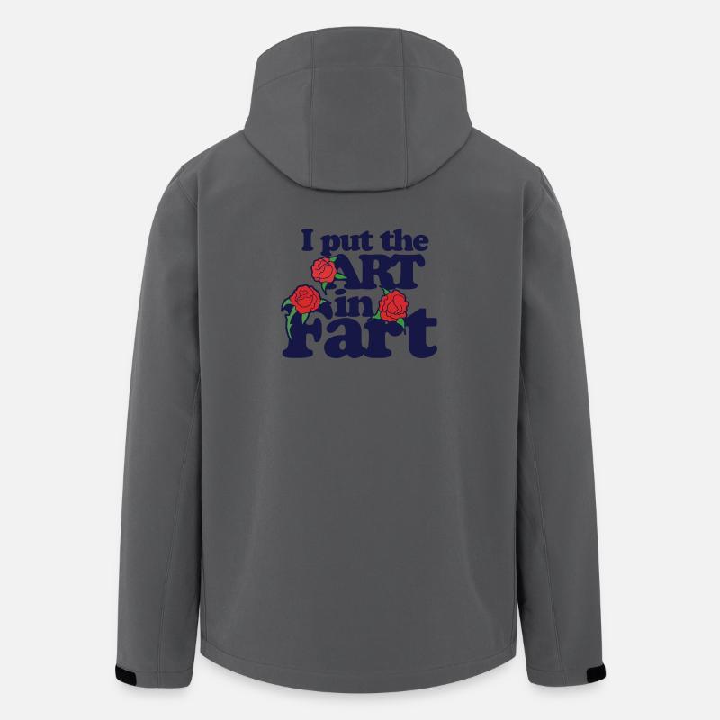 Kunst im Herzen Rosen Tee - Recycelte Männer Softshell-Jacke von Stanley/Stella - Anthrazit